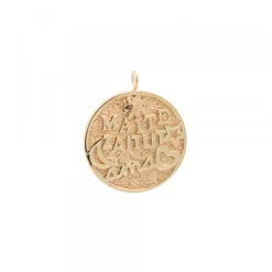 Colgante Maite Zaitut Ama Plata Dorada Personalizable
