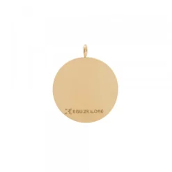 Colgante Maite Zaitut Ama Plata Dorada Personalizable