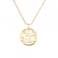 Colgante Maite Zaitut de Plata Dorada