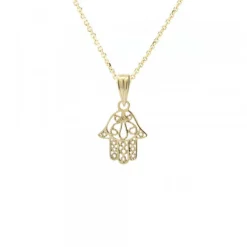 Colgante Mano de Fátima Oro 18kt.