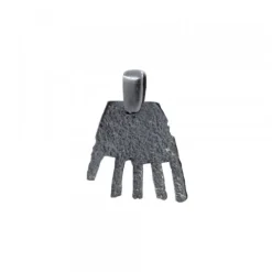 Colgante Mano de Irulegi Rutenio 20mm y Caucho