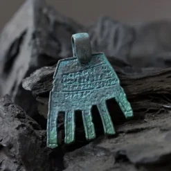 Colgante Mano de Irulegi Verde 30mm