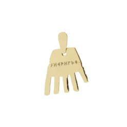 Colgante Mano Irulegi Oro 20mm