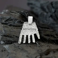 Colgante Mano Irulegi Plata 20mm