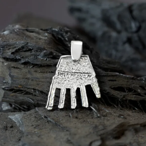 Colgante Mano Irulegi Plata 20mm