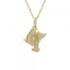Colgante Mapa Navarra Oro 18kt.