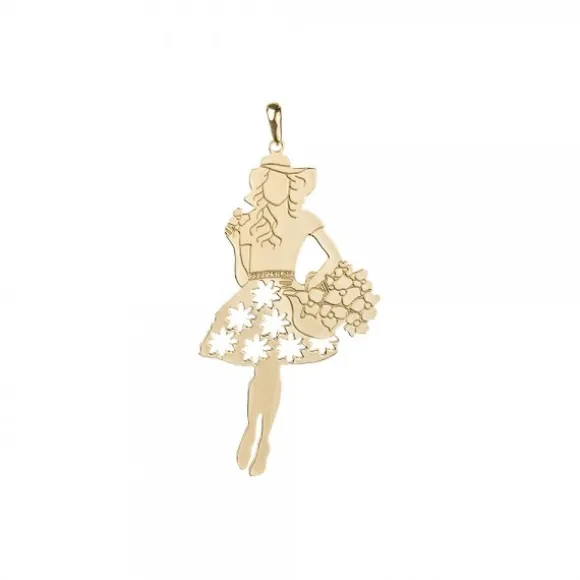 Colgante Mari Lore Latón Dorado