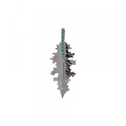 Colgante Mari Mini Rutenio y Circonitas Verdes