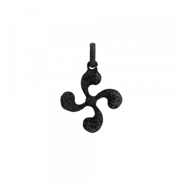 Colgante Mini Lauburu de Plata 17mm