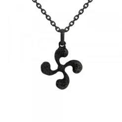 Colgante Mini Lauburu de Plata 17mm