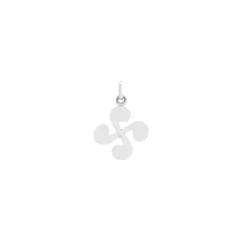 Colgante Mini Lauburu de Plata 17mm