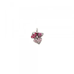 Colgante Mini Mari Lore Plata y Circonitas Rosas