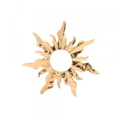 Colgante Mountain Brillo Plata Dorada