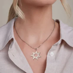 Colgante Mountain Handia Plata