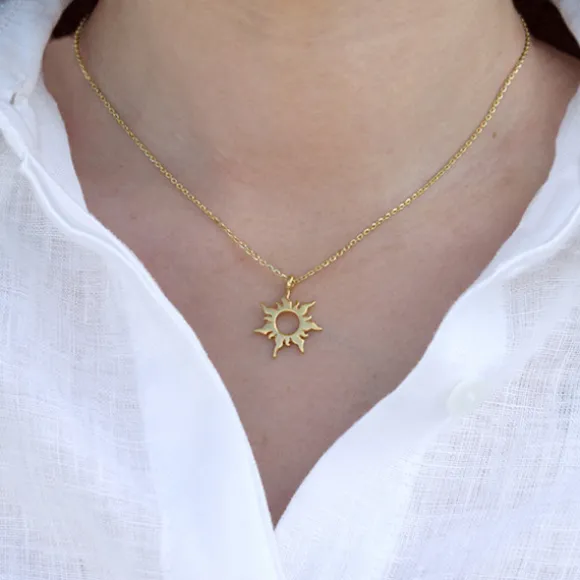 Colgante Mountain Plata Dorada