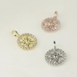 Colgante Orla Plata y Circonitas