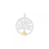 Colgante Árbol de La Vida Plata yEguzkilore Dorado