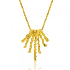 Colgante Ur de Plata Dorada