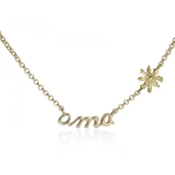 Collar Ama de Plata Dorada