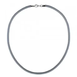 Cordón Caucho Gris 4mm