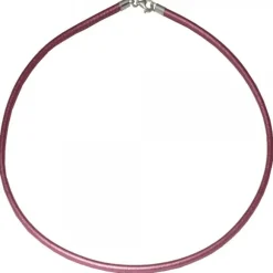 Cordón Cuero Rosa