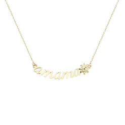 Gargantilla Amama de Oro Amarillo