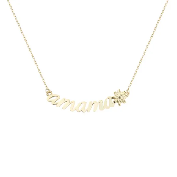 Gargantilla Amama de Oro Amarillo