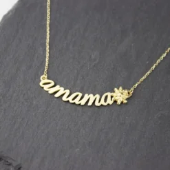 Gargantilla Amama de Oro Amarillo