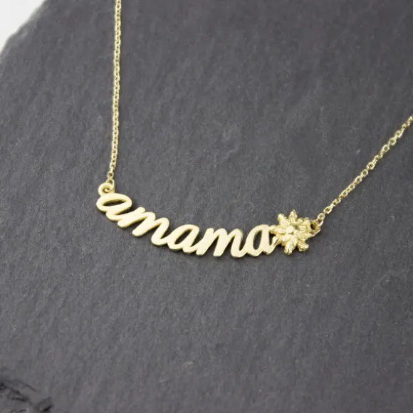 Gargantilla Amama de Oro Amarillo