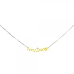 Gargantilla Amatxi Plata Bicolor