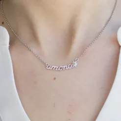 Gargantilla Amona Plata