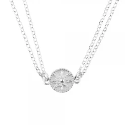 Gargantilla Anuk Doble Cadena de Plata