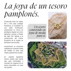 Gargantilla Ciudadela de Plata Dorada