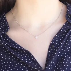 Gargantilla Eguzkilore Plata 8mm