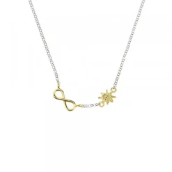 Gargantilla Infinito y Eguzkilore Bicolor