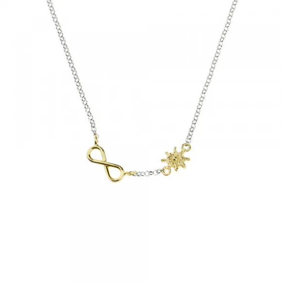 Gargantilla Infinito y Eguzkilore Bicolor