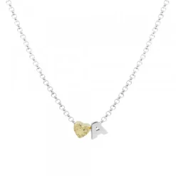 Gargantilla Inicial Plata y Motivo a Elegir