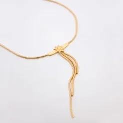 Gargantilla Kea de Plata Dorada