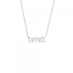 Gargantilla Mini Ama Plata | Exclusivo Online