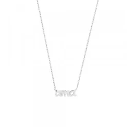 Gargantilla Mini Ama Plata | Exclusivo Online