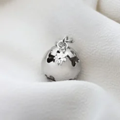 Llamador de Ángeles Carrito Bebé Plata