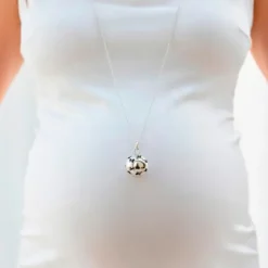 Llamador de Ángeles con Mariposas de Plata