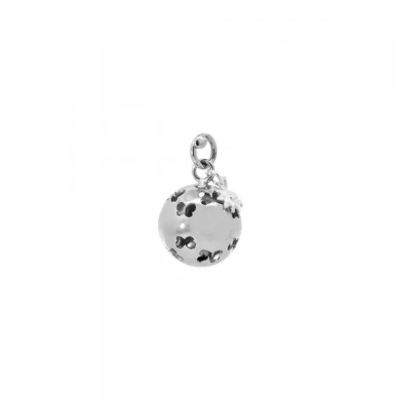 Llamador de Ángeles con Mariposas de Plata