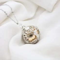 Llamador de Ángeles Árbol de La Vida Dorado