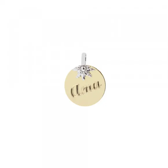 Medalla Ama Oro Bicolor 14mm