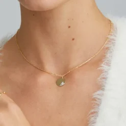 Medalla Oro y Eguzkilore Blanco 12mm Personalizable