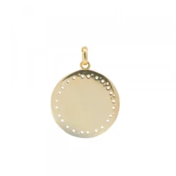 Medalla San Fermín de Plata Dorada Personalizable