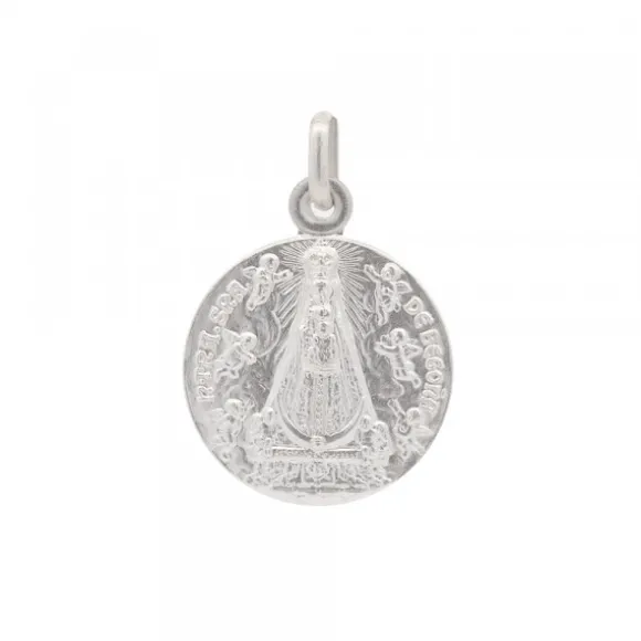 Medalla Virgen Begoña Plata 20mm