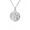 Medalla Virgen del Carmen Plata 17mm