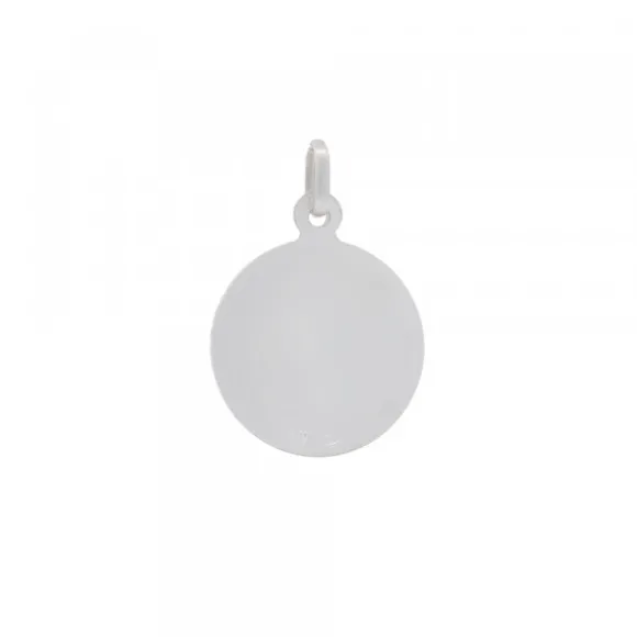 Medalla Virgen del Carmen Plata 17mm